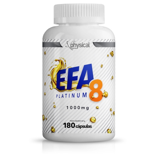 EFA 8 Platinum 1000mg (180 cápsulas) - Physical Pharma