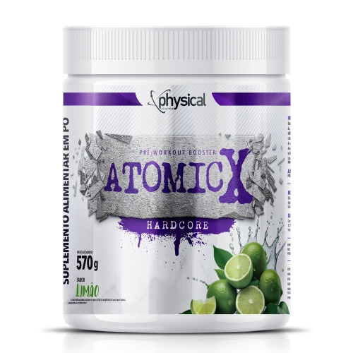 ATOMIC X Hardcore Sabor limão (570g) - Physical Pharma
