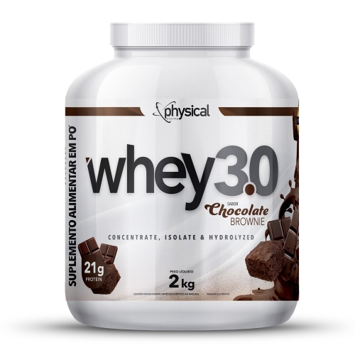 Whey 3.0 Sabor Chocolate Brownie (2Kg) - Physical Pharma