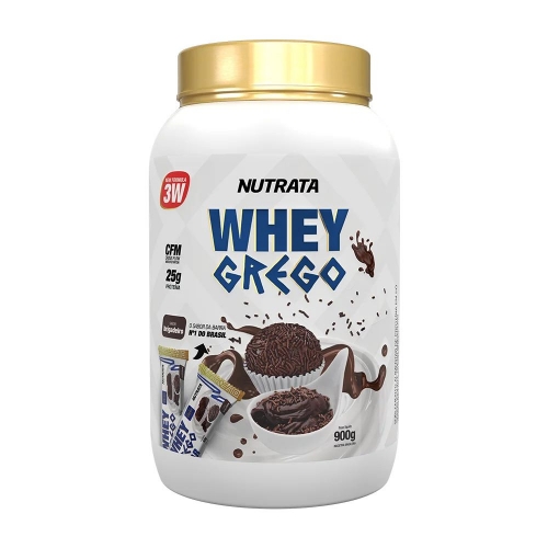 Whey Grego Sabor Brigadeiro (900g) - Nutrata