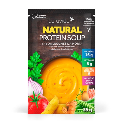 Natural Protein Soup - Legumes da Horta (1 unidade de 35g) - Pura Vida