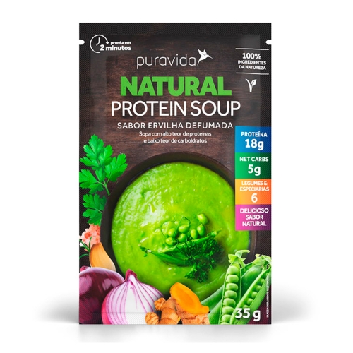 Natural Protein Soup - Ervilha Defumada (1 unidade de 35g) - Pura Vida