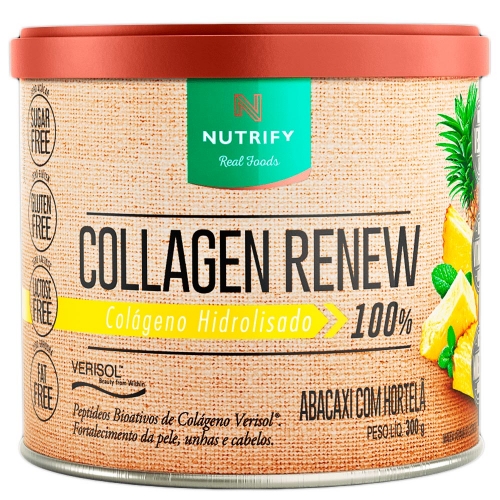 Collagen Renew sabor Abacaxi com Hortelã (300g) - Nutrify