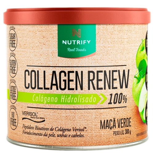 Collagen Renew sabor Maçã Verde (300g) - Nutrify