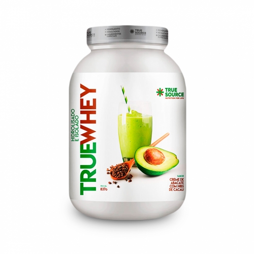 True whey Sabor Creme de Abacate com Nibs de Cacau (837g) - True Source