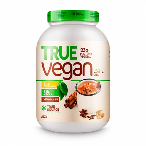 True Vegan sabor Vanilla Chai (837g) - True Source