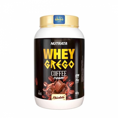Whey Grego Coffe Cream Sabor Chocolate (900g) - Nutrata