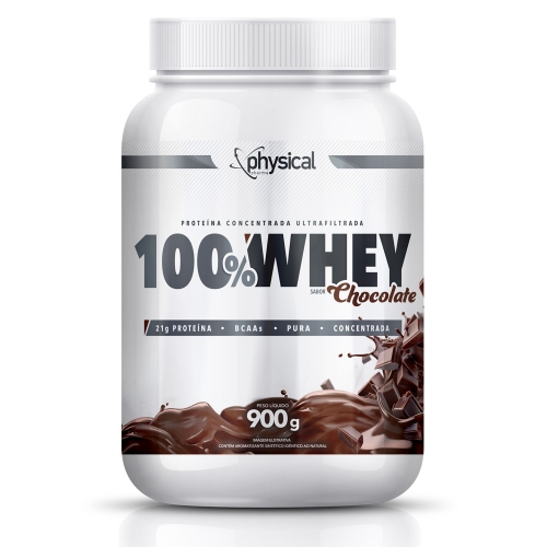 100% Whey Sabor Chocolate (900g) - Physical Pharma