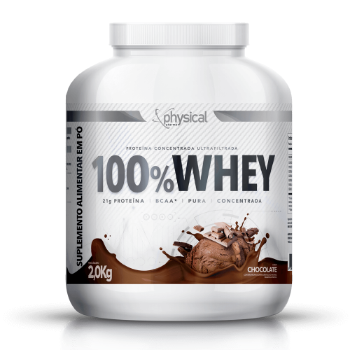 100% Whey Sabor Chocolate (2kg) - Physical Pharma