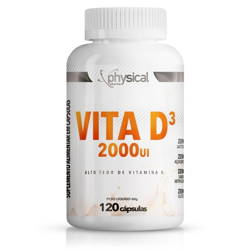 Vitamina D3 (120 Cápsulas) - Physical Pharma