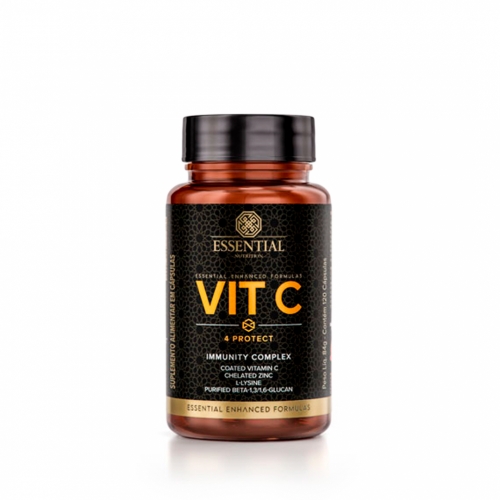 Vit C 4 Protect (120 Cápsulas) - Essential Nutrition
