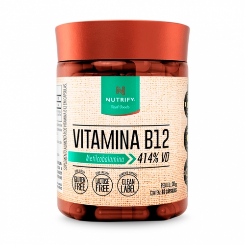 Vitamina B12 (60 Cápsulas) - Nutrify