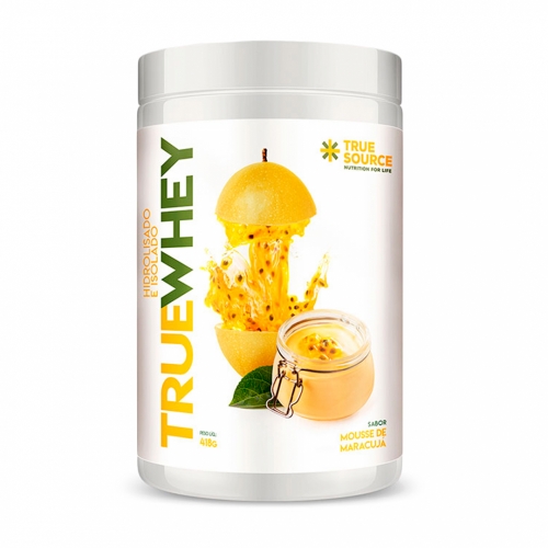 True whey Sabor Mousse de Maracujá (418g) - True Source
