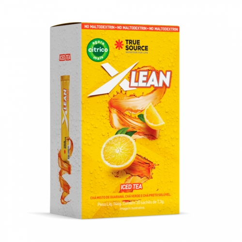 X lean Sabor Iced Tea (Cx com 20 sachês de 7,3g) - True Source