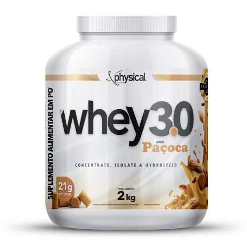 Whey 3.0 Sabor Paçoca (2Kg) - Physical Pharma