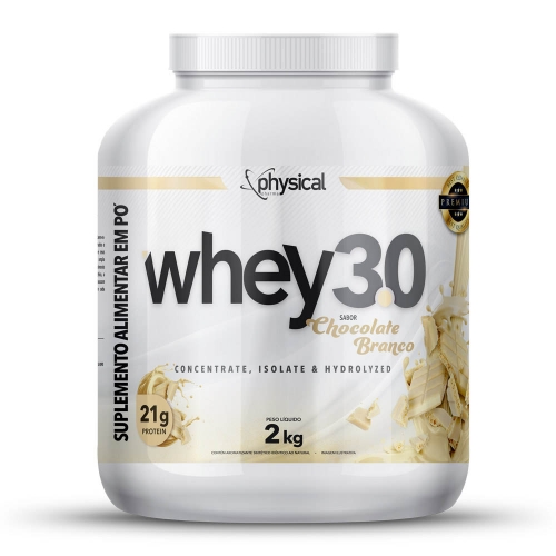Whey 3.0 Sabor Chocolate Branco (2Kg) - Physical Pharma