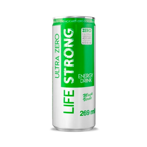 Energético Ultra Zero Sabor Maça Verde (269Ml)  Life Strong