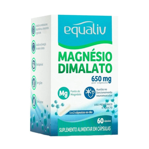 Magnsio Dimalato (60 Cpsulas) - Equaliv