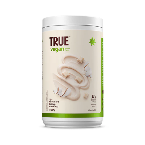 True Vegan sabor Chocolate Branco com Coco (837g) - True Source