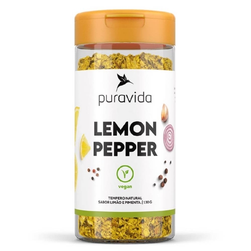 Tempero Lemon Pepper (130g) - Pura vida