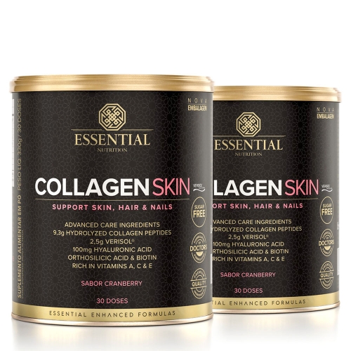 Kit 2unid Collagen Skin Sabor Cranberry (330g) - Essential