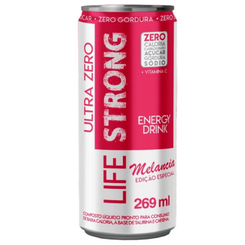 Energético Ultra Zero Sabor Melancia (269Ml)  Life Strong
