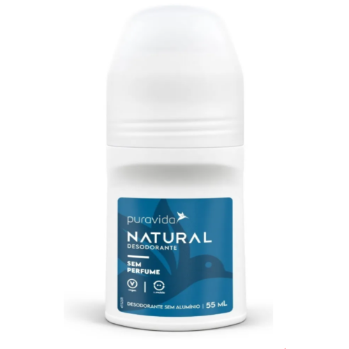 Natural Desodorante Sem Perfume (55 ml) - Pura Vida