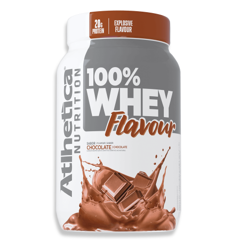 100% Whey Flavour Sabor Chocolate (900g) - Atlhetica Nutrition