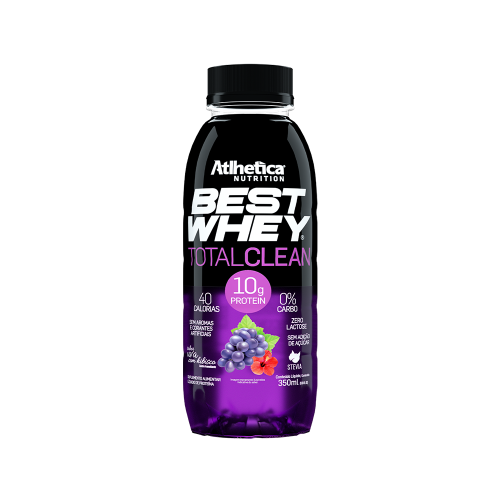Best Whey Total Clean Uva com Hibisco (350ML) - Atlhetica Nutrition
