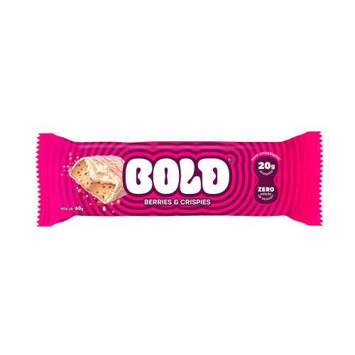 Bold Bar Sabor Berries e Crispies (1 Unidade de 60g) - Bold Snacks
