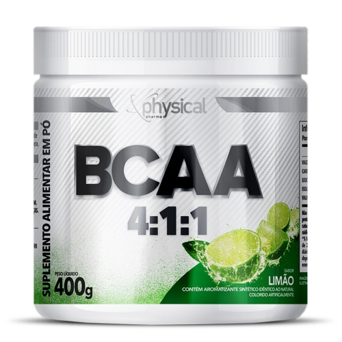BCAA 4:1:1 Sabor Limão (400g) - Physical Pharma