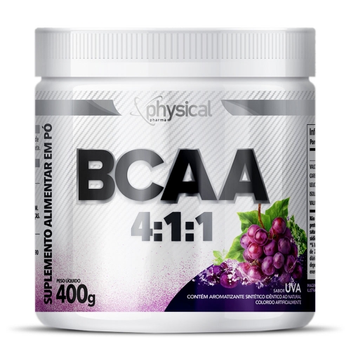 BCAA 4:1:1 Sabor Uva (400g) - Physical Pharma