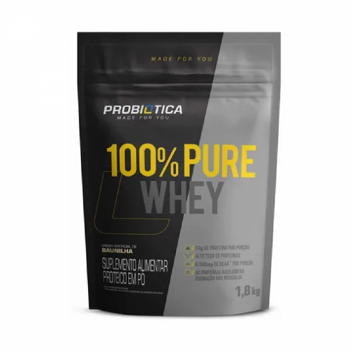100% Pure Whey Protein Sabor Baunilha (1,8Kg) - Probiótica