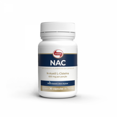 NAC N-Acetil L-Císteina 750mg (30 Cápsulas) - Vitafor