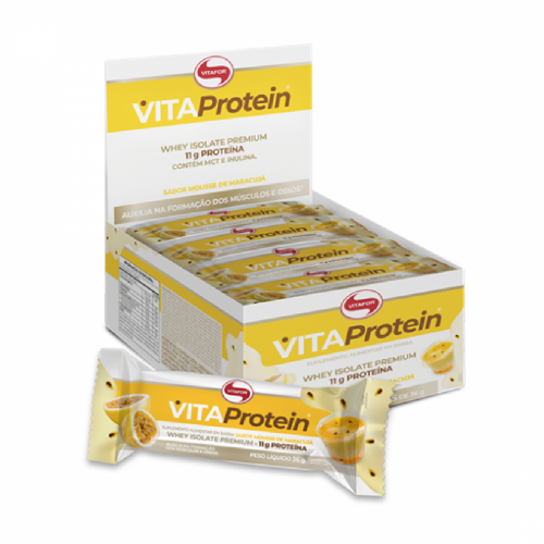 Vita Protein Sabor Maracujá (Caixa com 12 Unidades de 36g) - Vitafor