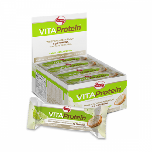 Vita Protein Sabor Torta de Limão (Caixa com 12 Unidades de 36g) - Vitafor