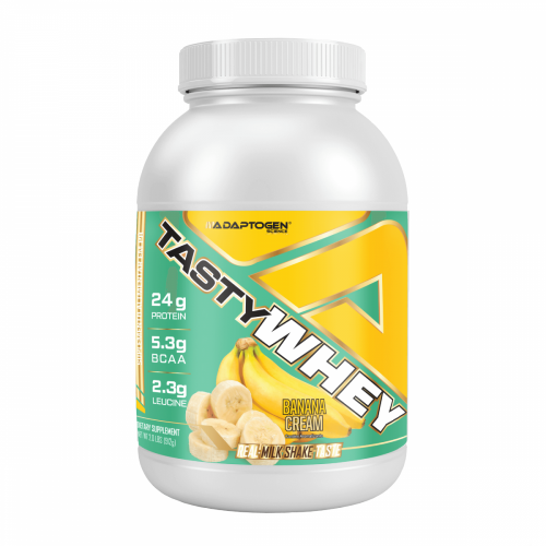Tasty Whey Sabor Banana Cream (900g) - Adaptogen Science