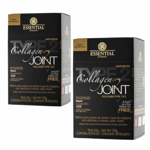 Kit 60 Sachês Collagen Joint Sabor Neutro (540g) - Essential Nutrition