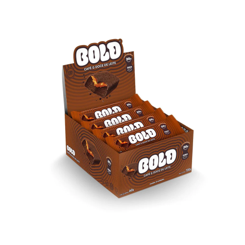 Bold Bar Sabor Café & Doce de Leite (Caixa 12 Unidades de 60g) - Bold Snacks