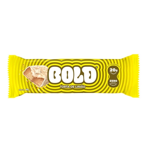 Bold Bar Sabor Torta de Limão (1 Unidade de 60g) - Bold Snacks