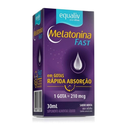Melatonina Fast Sabor Menta (30ml) - Equaliv