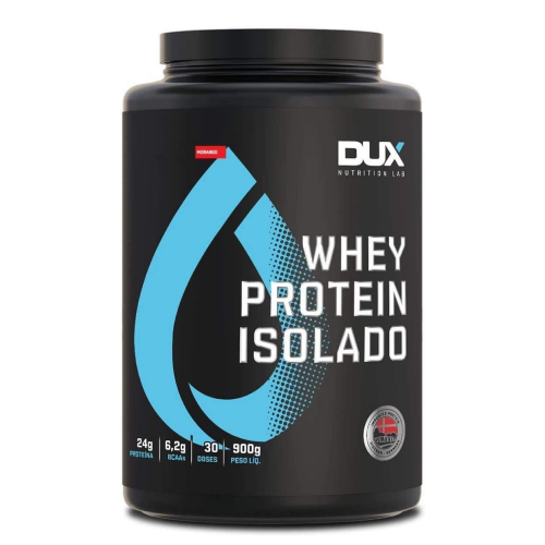 Whey Protein Isolado Sabor Morango (900g) - Dux Nutrition