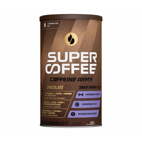SuperCoffee Sabor Chocolate (380g) - Caffeine Army