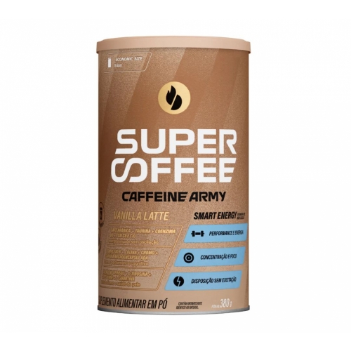 SuperCoffee Sabor Vanilla Latte (380g) - Caffeine Army