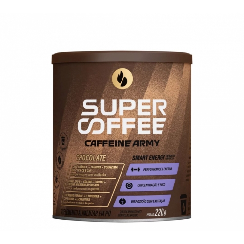 SuperCoffee Sabor Chocolate (220g) - Caffeine Army