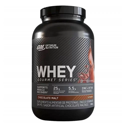 Whey Gourmet Series Sabor Chocolate Malt (900g) - Optimum Nutrition