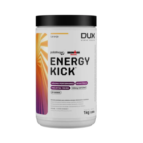 Energy Kick + Caffeine Sabor Laranja (1Kg) - Dux Nutrition