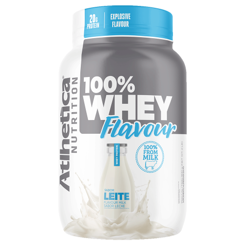 100% Whey Flavour Sabor Leite (900g) - Atlhetica Nutrition