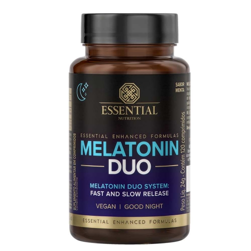 Melatonin Duo Sabor Menta (120 comprimidos) - Essential