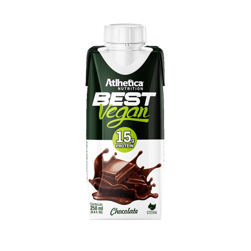 Best Vegan RTD Sabor Chocolate (250ml) - Atlhetica Nutrition